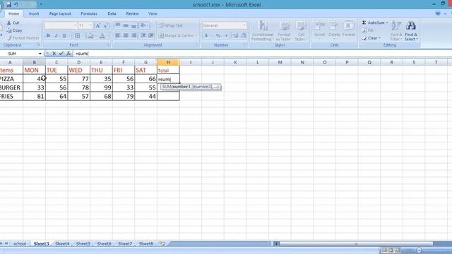 Grade 9 Ms Excel Addition, Subtract, Division, Multiplication) M.S. Excel смотреть онлайн