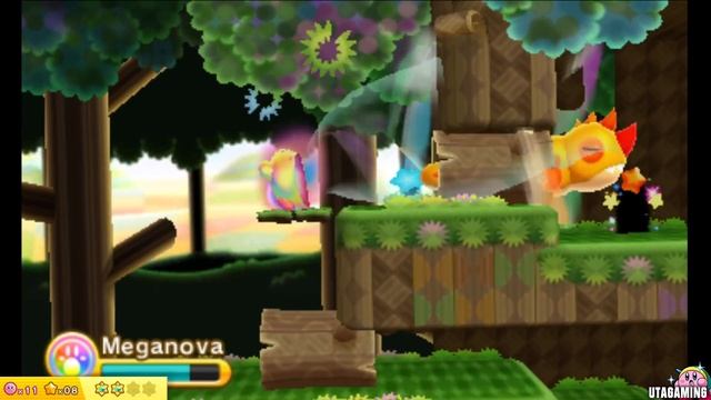 Kirby Triple Deluxe - Level 1: Fine Field (100% Walkthrough) смотреть онлайн