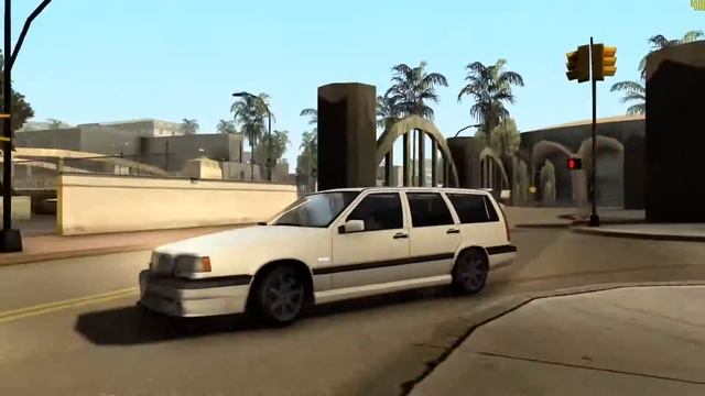 GTA San Andreas - Volvo 850R + ENB Test смотреть онлайн