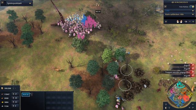 Age of Empires 4 - Die Pros spielen FFA, 8 Spieler смотреть онлайн
