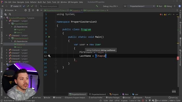 The evolution of Properties in C# from version 1 to 10 смотреть онлайн