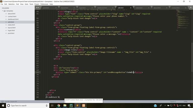 [Hindi] Adding New Posts To Flask Blog - Web Development Using Flask and Python #16 смотреть онлайн
