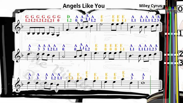 Angels Like You | Miley Cyrus | Violin SHEET MUSIC [With Fingerings] [Level 4] смотреть онлайн