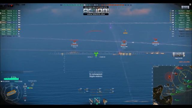[FR] Game Wolrd of warships en Aurora T3 Premium!! смотреть онлайн