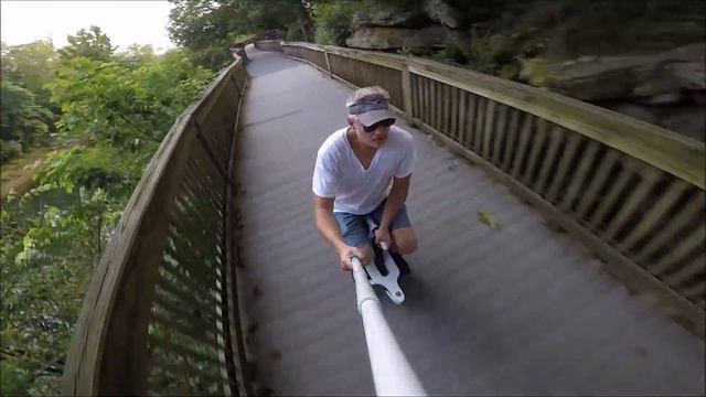 Hands Free Scooter - Gauswheel Spirit Stage 3 - Downhills, Tricks and Mods (Not inline skates) смотреть онлайн