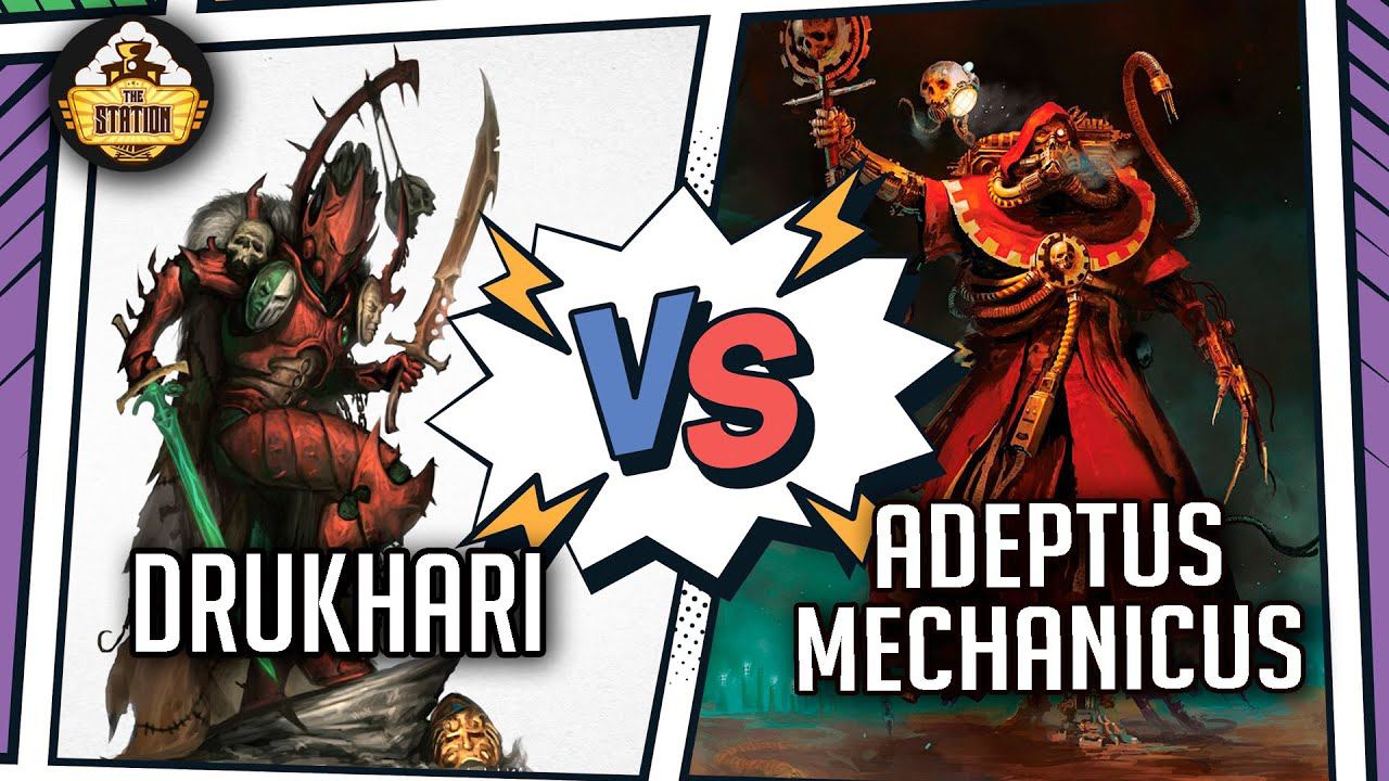 Drukhari Vs Adeptus Mechanicus | 2000pts | Battlereport | Warhammer 40000