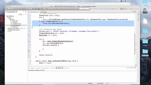 3.8 - Introduction to Databases - Java Database Connectivity API смотреть онлайн