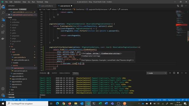 NestJS: Real Time Search - Filter By username and Paginate results | Bog Project V-10 смотреть онлайн