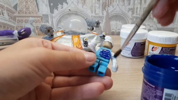 как сделать ЛЕГО ФИГУРКУ Vault Boy (видео гайд)