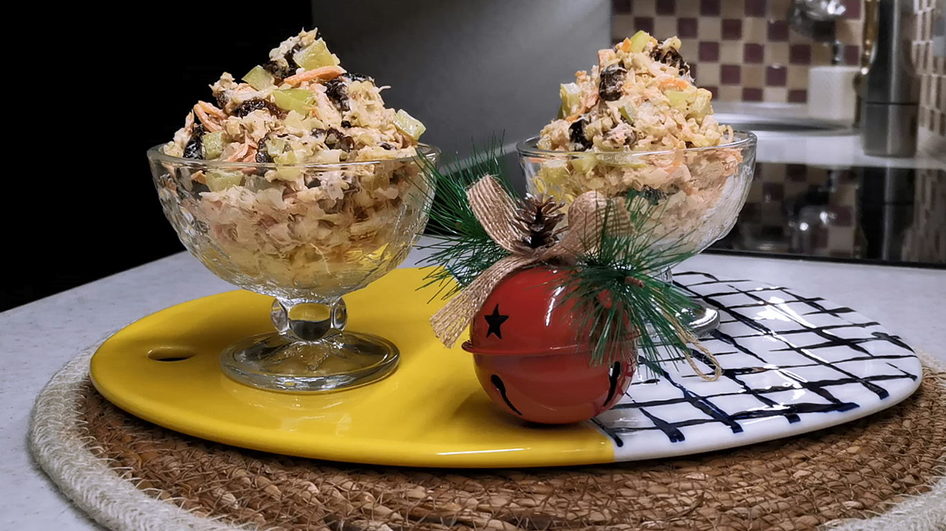 Новый САЛАТ на Новый год! Праздничный салат ЛАКОМКА, это восторг, гениальное сочетание ингредиентов! смотреть онлайн