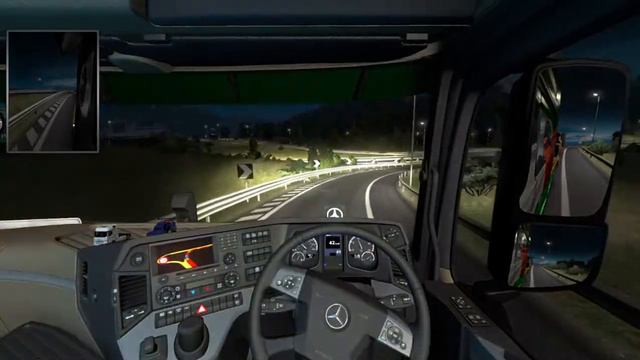 ETS2 - Driving in mountain roads of Italy
