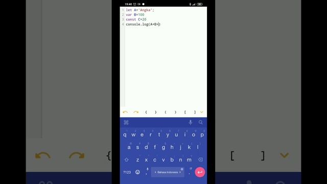 PEMOGRAMAN DASAR #1 Console.log dan Variabel | Javascript Editor Android смотреть онлайн