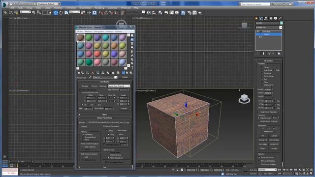 Texture basik. Текстурирование объектов в 3d max. смотреть онлайн