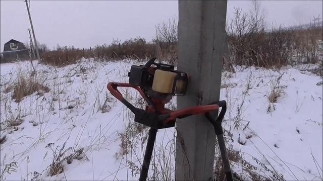 Заземление зимой. 1 уголок и результат. смотреть онлайн
