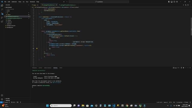 Custom object detection web app Garbage pickup Detection App Roboflow, React смотреть онлайн
