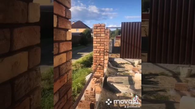 Кладка кирпичных столбов смотреть онлайн