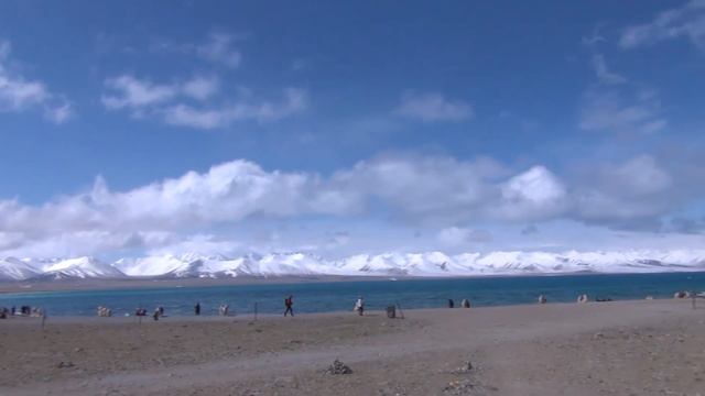 Namtso holy lake in Tibet. Священное озеро Нам-цхо в Тибете. смотреть онлайн