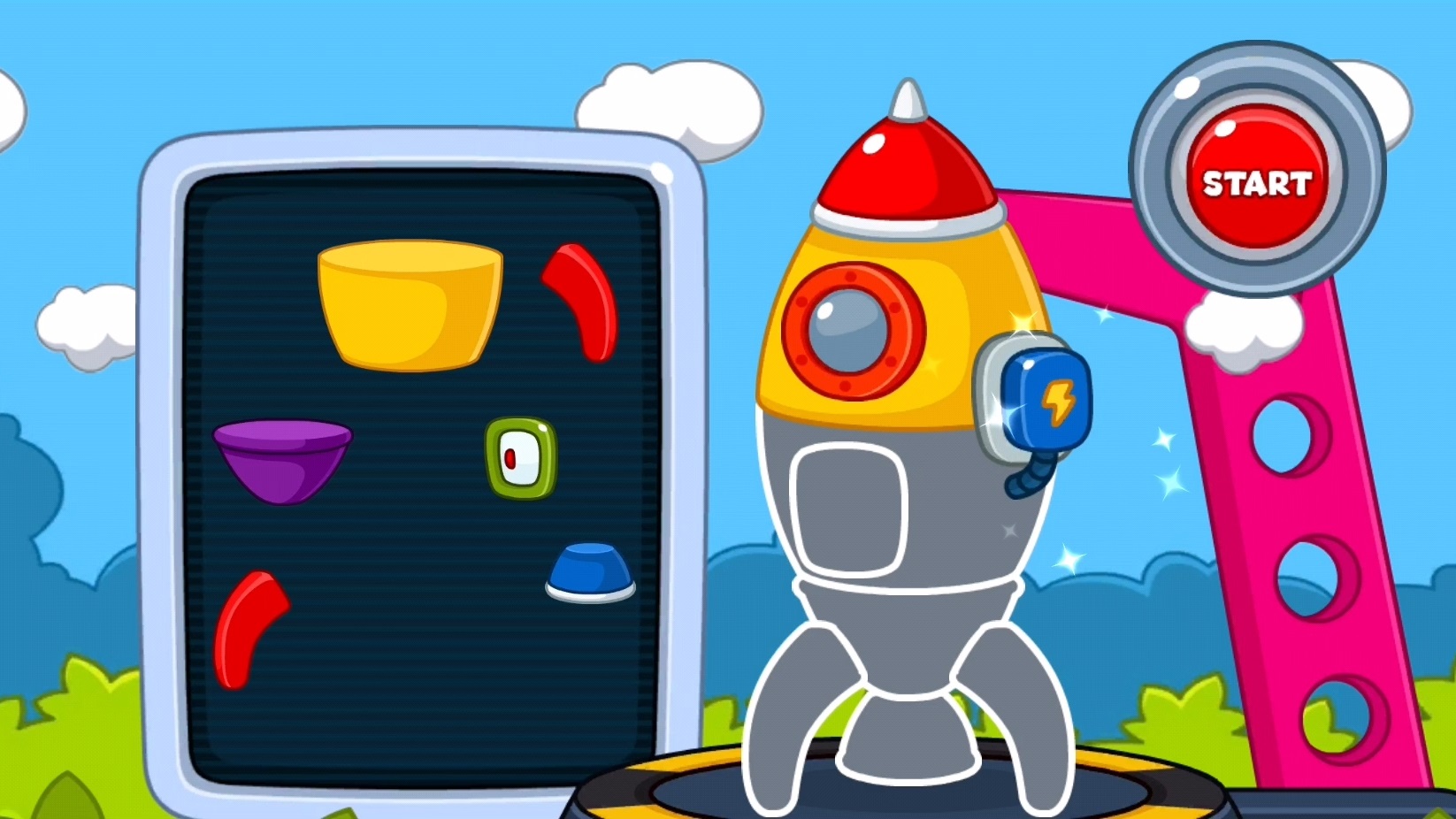 Космические приключения - развивающая игра | Мультик для детей смотреть онлайн
