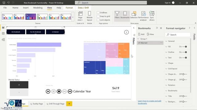 ? New Bookmark Functionality in Power BI ?️ смотреть онлайн