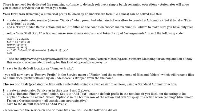 Apple: Clean up file names using Automator (2 Solutions!!) смотреть онлайн