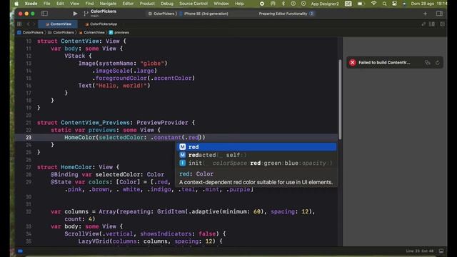 SwiftUI 4: playing arround with ColorPicker смотреть онлайн