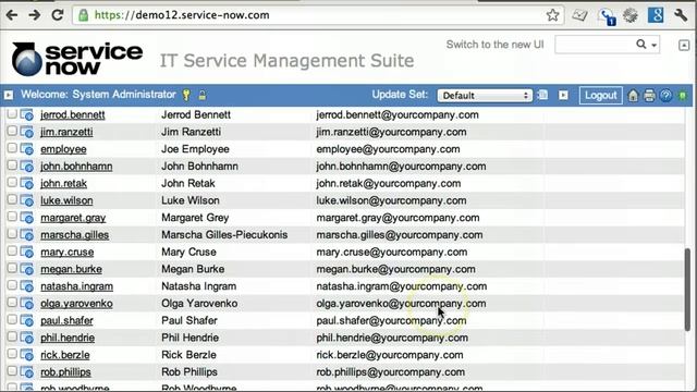 ServiceNow - Update user records in Javascript console смотреть онлайн