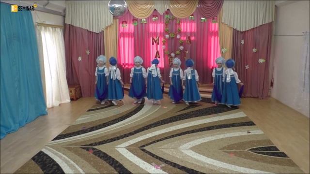 Танец девочек на 8 марта. Старшая группа | d-seminar смотреть онлайн