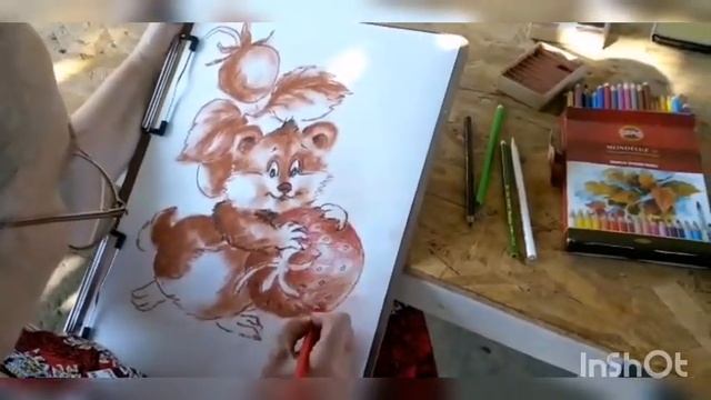 "Сангина". Рисунок. Мастер-класс смотреть онлайн