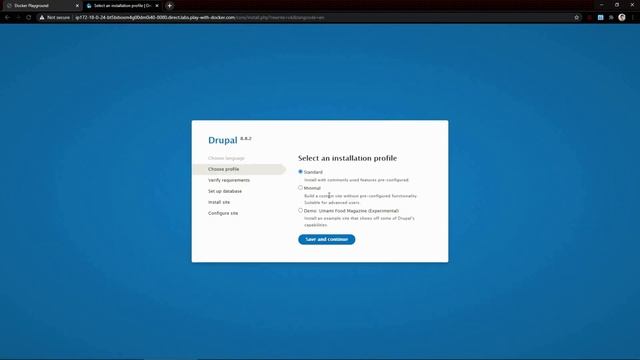 Drupal with Postgres in Docker смотреть онлайн
