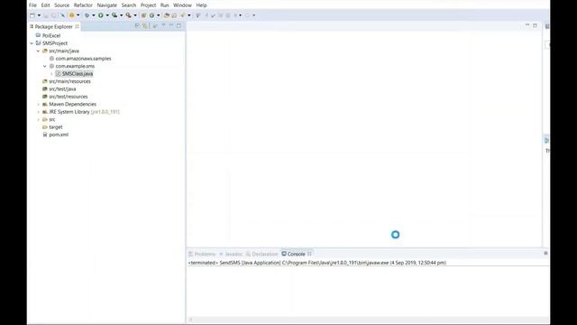 Send SMS in JAVA Using Amazon SNS смотреть онлайн