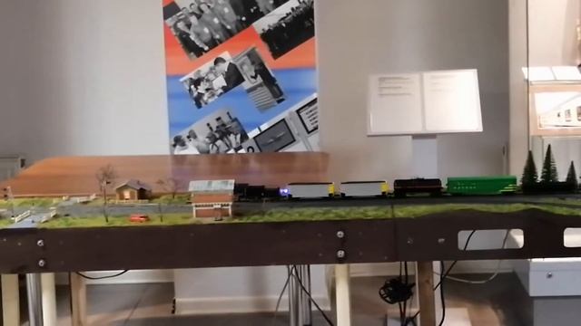 Игрушечный поезд в музее МЖД смотреть онлайн