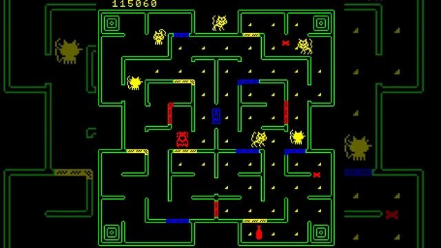 Arcade Game: Mouse Trap (1981 Exidy) смотреть онлайн