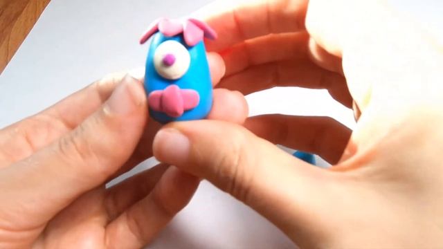 Как слепить залипаку из легкого пластилина Hey Clay?/Видео лепка смотреть онлайн