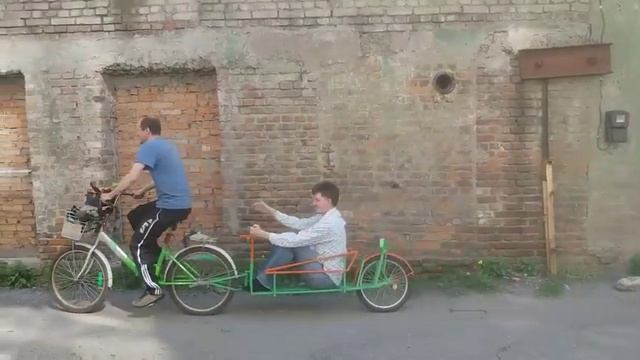video 2_демонстрационная прокатка велоприцепа смотреть онлайн