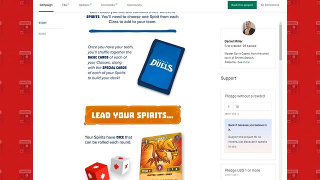 NEW Tabletop Card and Dice Game! | Spirit Duels! смотреть онлайн