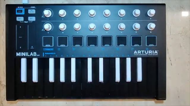 Arturia Minilab Mk2 - Dancehall Beat | Live Looping - 3 смотреть онлайн