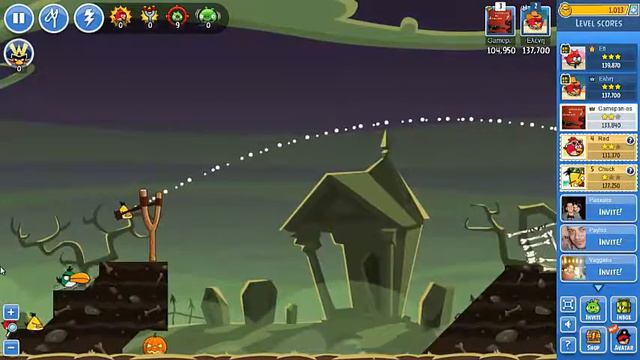 Angry Birds Friends Week 76 Level 1 Halloween Tournament Oct 29 смотреть онлайн