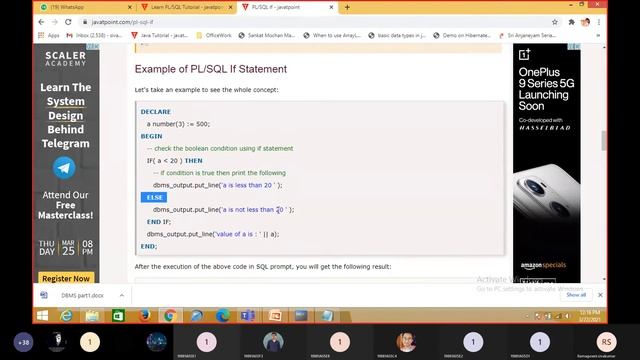 DBMS Class 20210322 111850 Meeting Recording--joins,procedures смотреть онлайн
