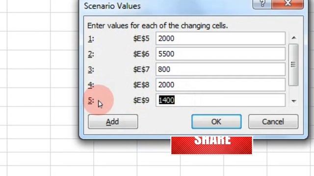 How To Use Scenario Manager In MS Excel 2007 (सींखे हिंदी में)