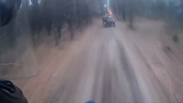 мотоцикл урал. Прохват по лесу смотреть онлайн