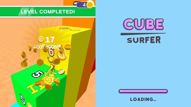 Ladder Race Vs Cube Surfer : Gameplay Walkthrough Part 1 - Level 1-9999 All Level (iOS, Android) смотреть онлайн