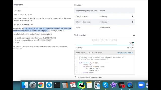python codility CountDiv смотреть онлайн