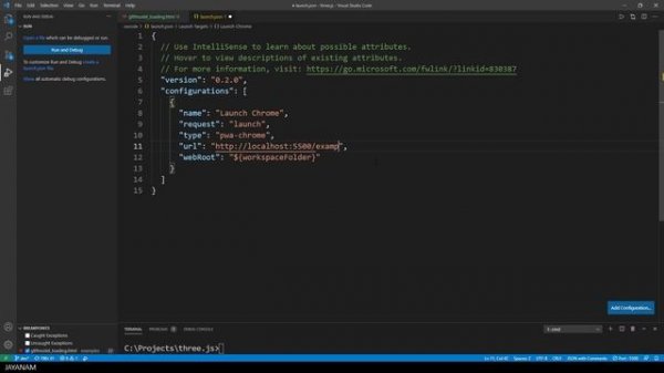Javascript Debugging Visual Studio Code & Chrome