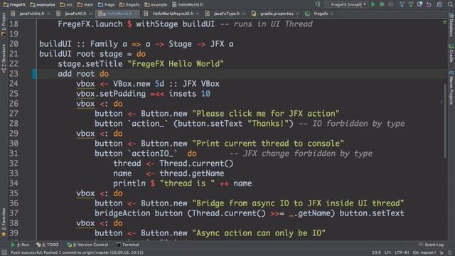 FregeFX - JavaFX for Frege, a Haskell for the JVM смотреть онлайн