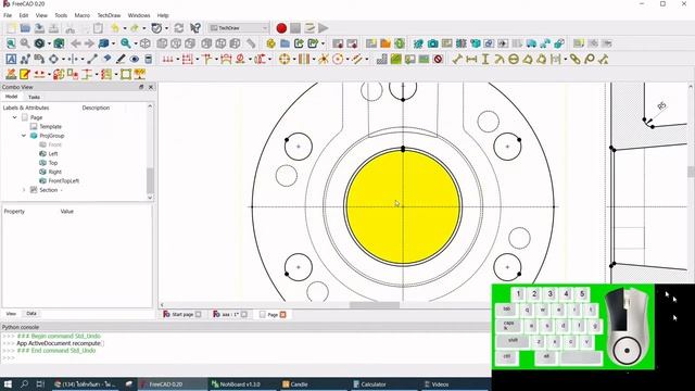 FreeCAD Tech Draw Workbench смотреть онлайн