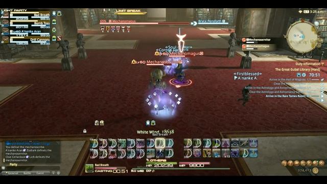 FFXIV - BLU Skill Learning - Great Gubal HM - Condensed Libra + Magic Hammer смотреть онлайн