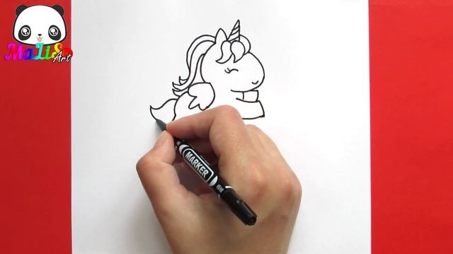 Як намалювати ЄДИНОРОГА милого єдиноріжку | Прості милі малюнки малюємо | How to draw an Unicorn смотреть онлайн