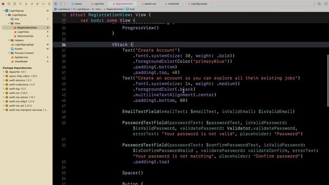 How to Build a Login and Sign Up Feature using SwiftUI + AppWrite | Part 02 смотреть онлайн