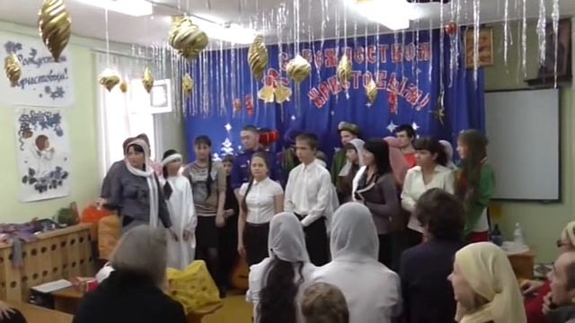 Рождественский спектакль Воскресной школы 12 01 2014 смотреть онлайн