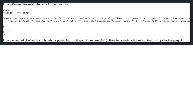 Wordpress: How to translate theme content using site language? смотреть онлайн